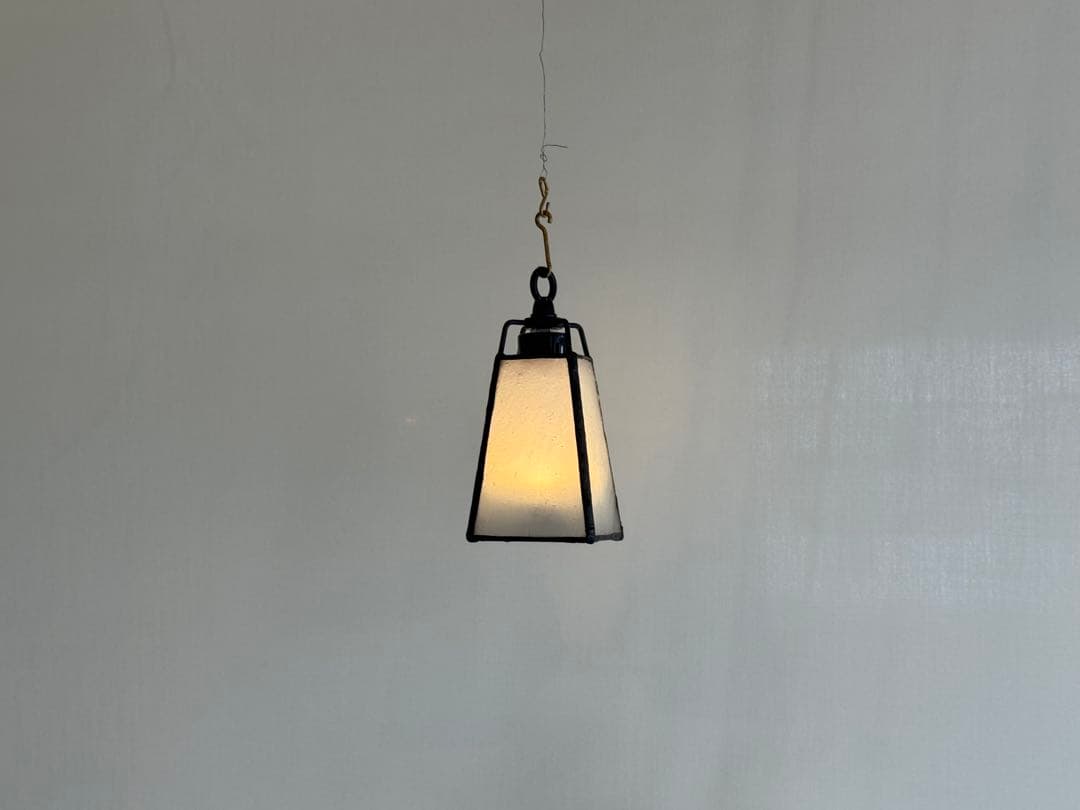 camp lightスクエア和風　キャンプ用　ペンダントにも　器具付　USB