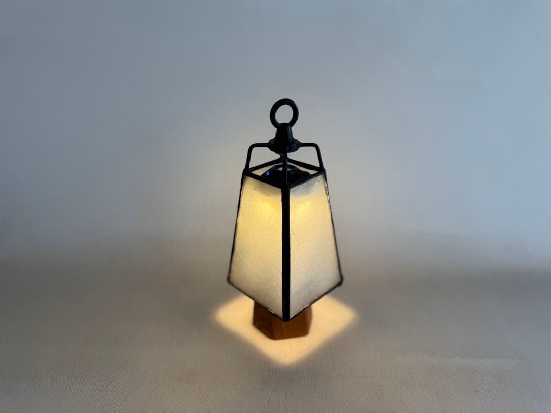 camp lightスクエア和風　キャンプ用　ペンダントにも　器具付　USB