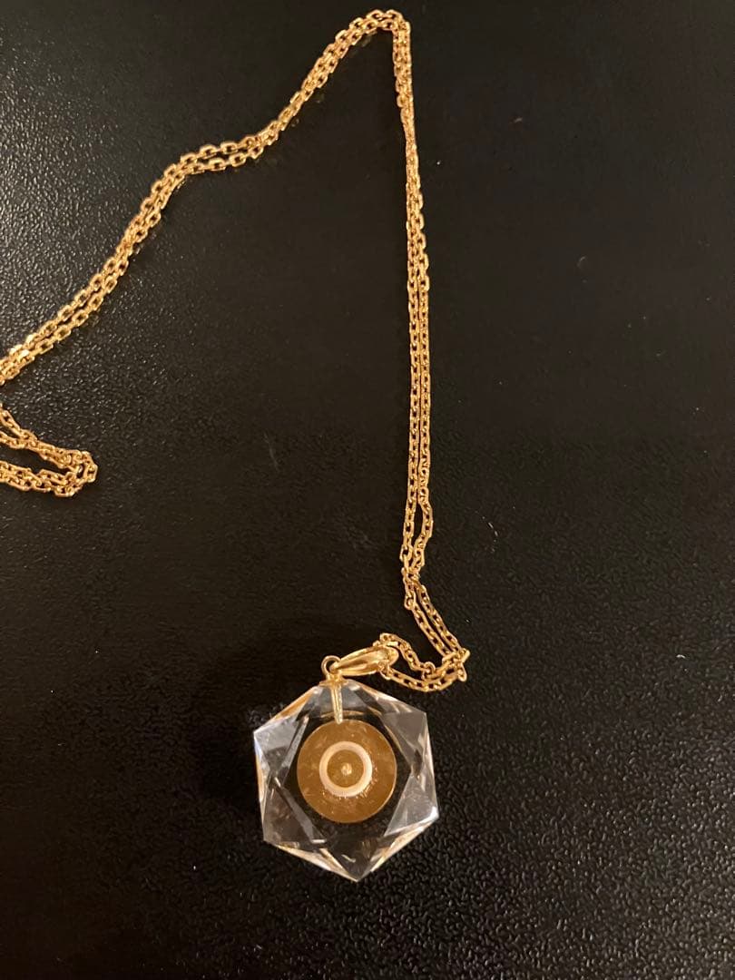 陰陽シンボル 六角形ペンダントネックレス