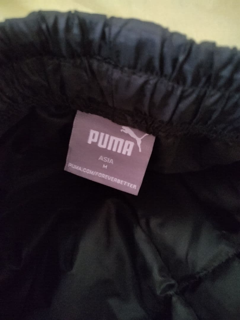 PUMA 中綿ウォーマー M 黒 上下 セット