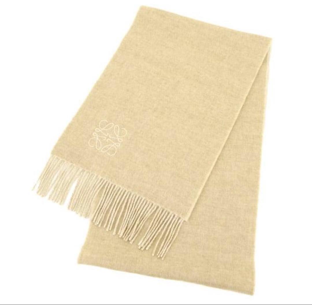 LOEWE ロエベ バイカラースカーフ(ウール＆カシミア)