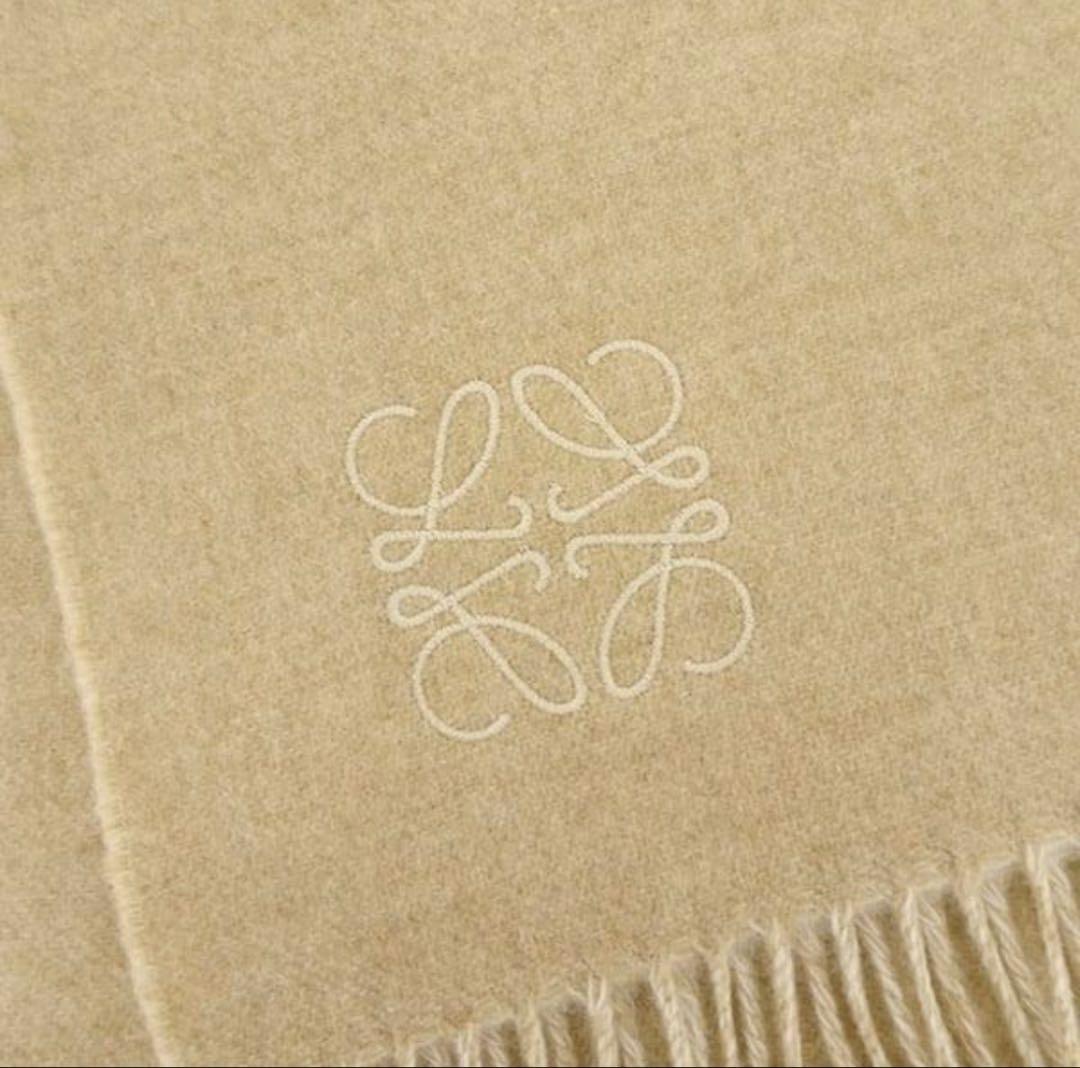 LOEWE ロエベ バイカラースカーフ(ウール＆カシミア)