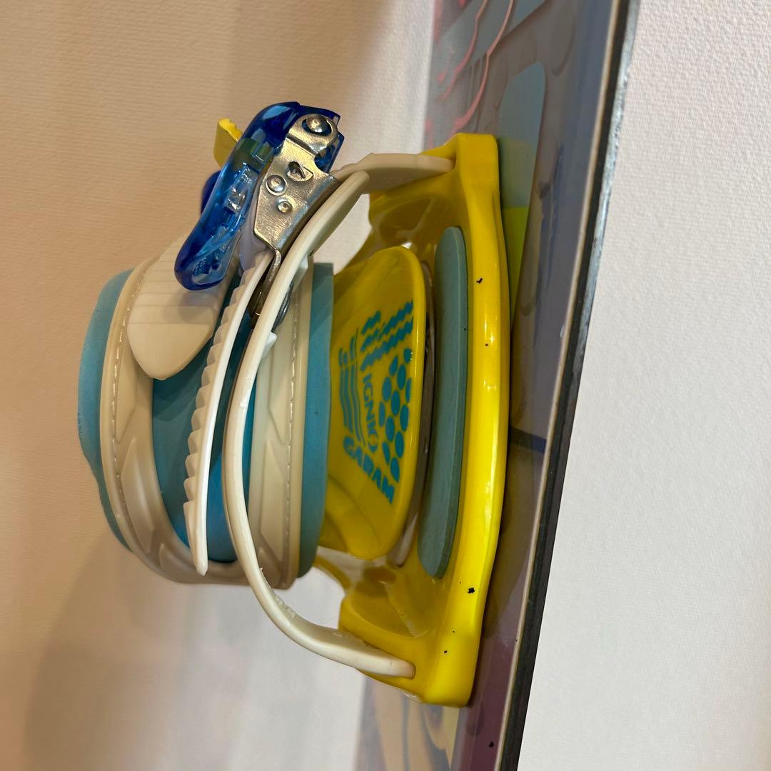 IGNIO キッズ スノーボード 110cm ビンディング付 子供用セット 入門