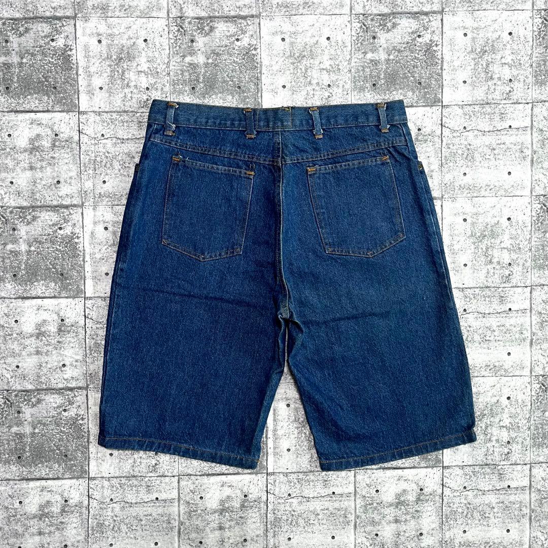 80-90s ZORLAC ゾーラック 囚人 デニムショーツ VG黒タグ