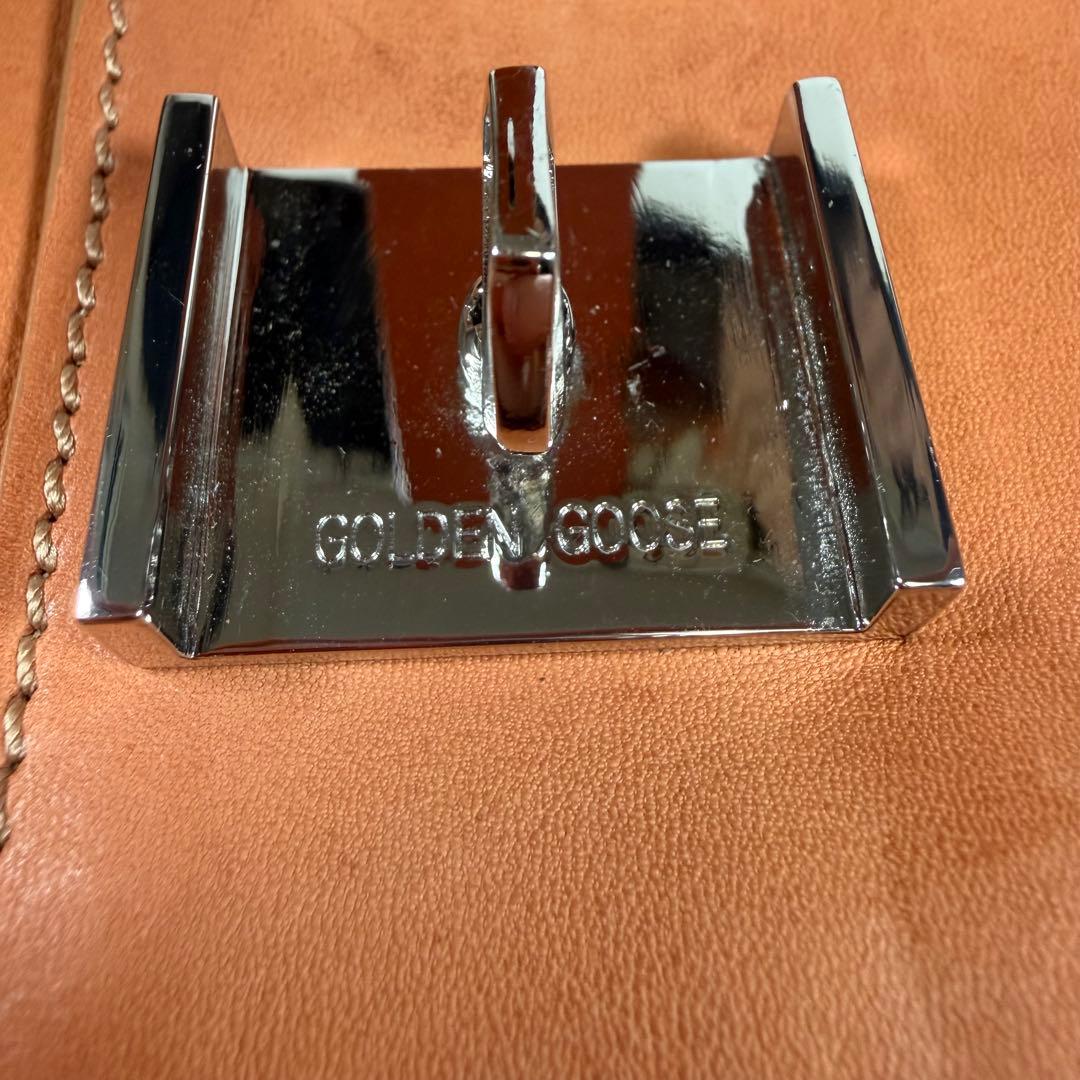 【美品】ゴールデングース　ボストンバッグ　エキパージュ　オールレザー　キャメル