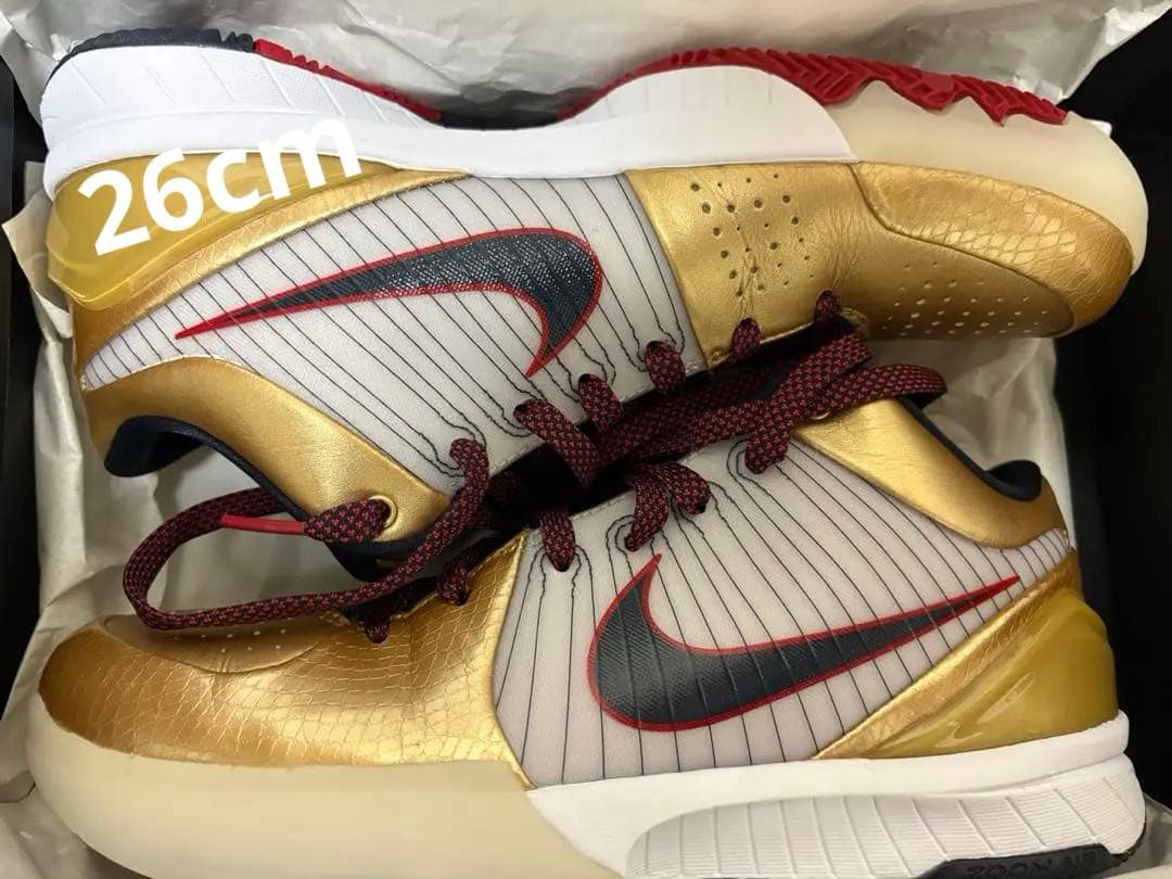 ナイキ コービー4 プロトロ ゴールドメダル NIKE KOBE 26cm
