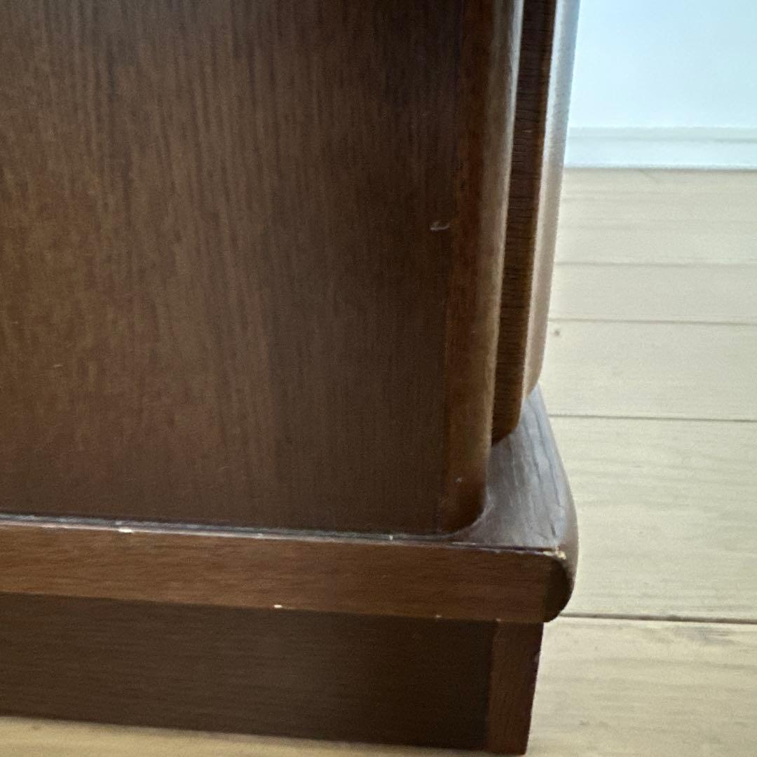 府中家具　木製ブラウンチェスト 7引き出し 幅105cm