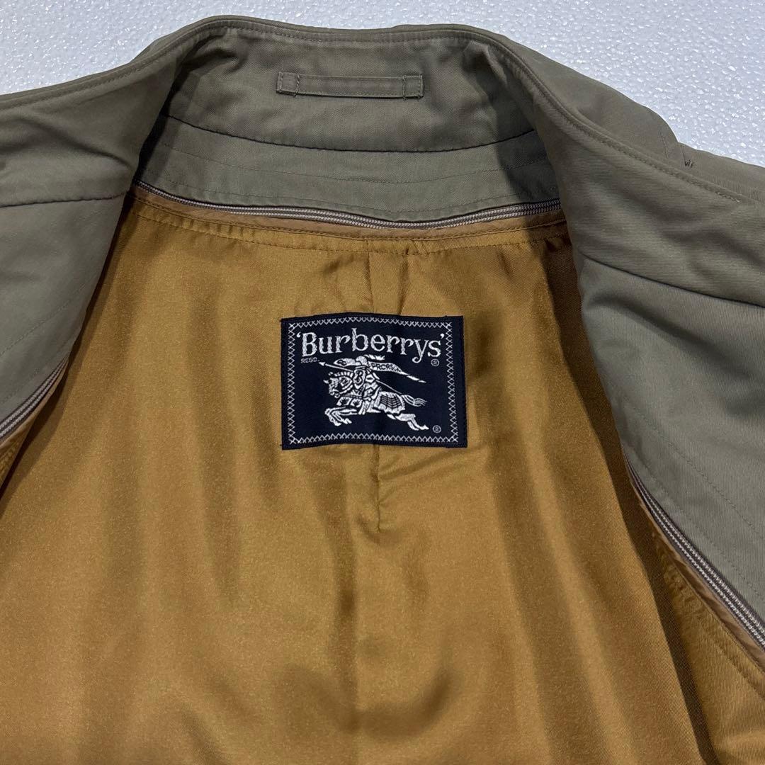 専用美品/メンズL】バーバリー　トレンチコート　ベルト　ライナー付　ノバチェック