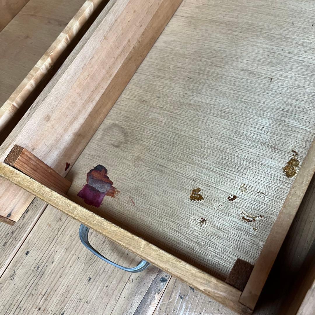 アンティーク 片袖机 デスク テーブル モダン レトロ