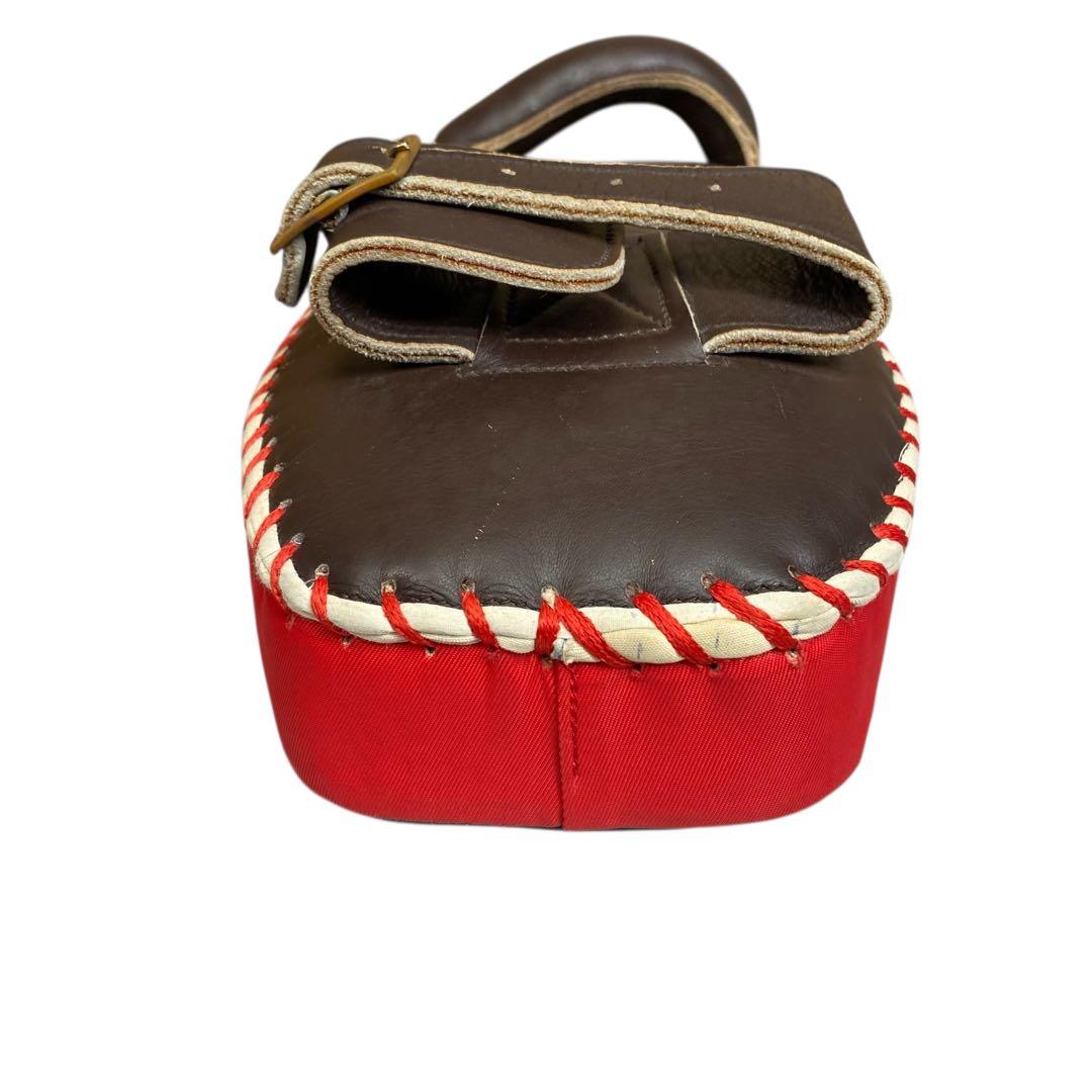 【希少】K キックミット レザー ブラウン プロ仕様