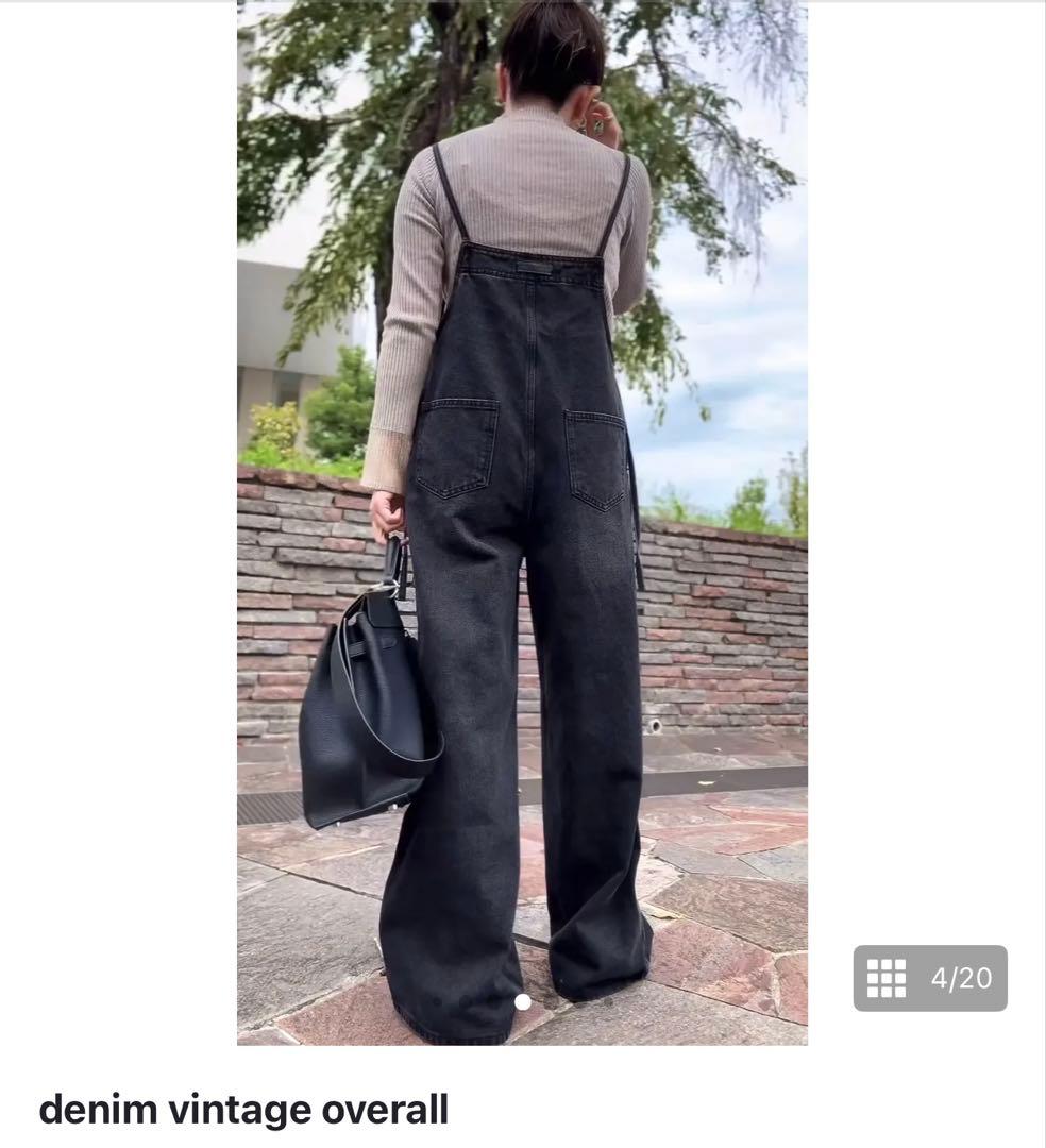 デニム ビンテージオーバーオール