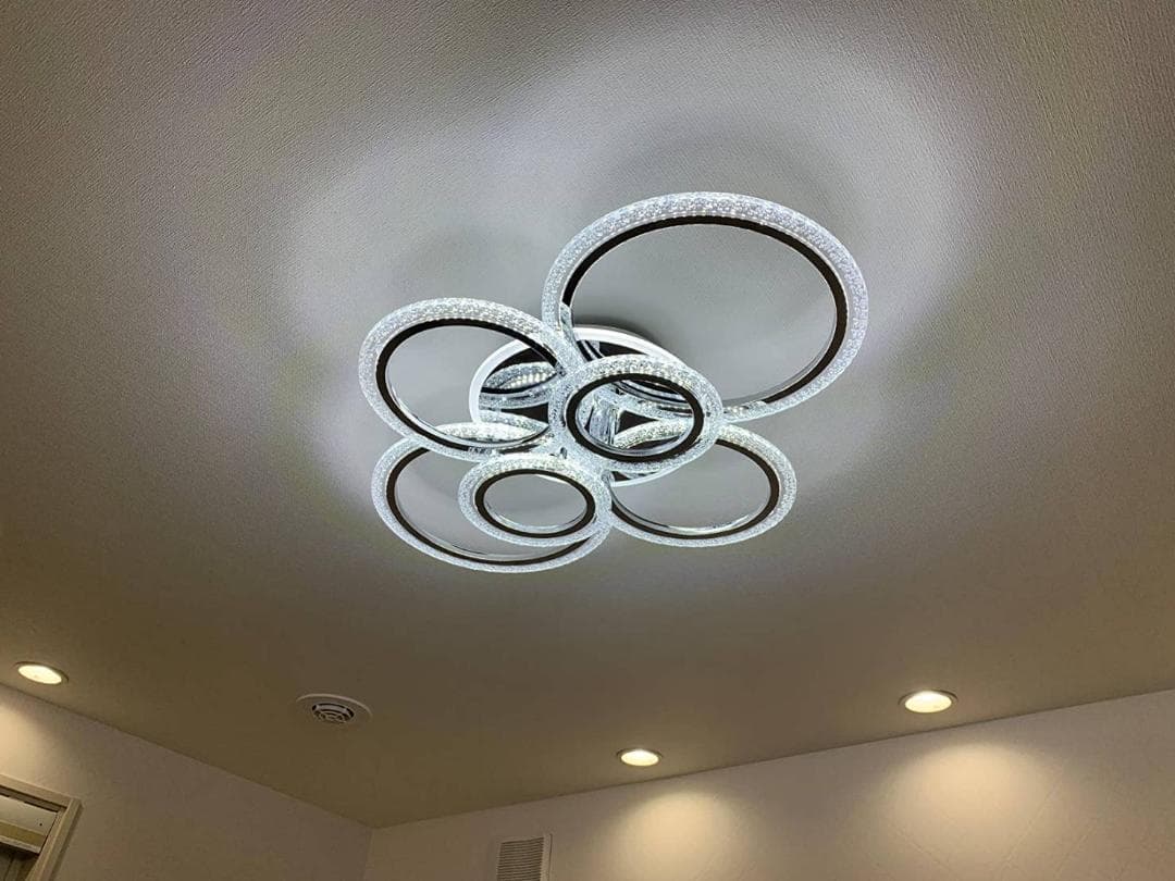 無段階調光調色のLEDシーリングライト（おしゃれ、2800K-6500K）