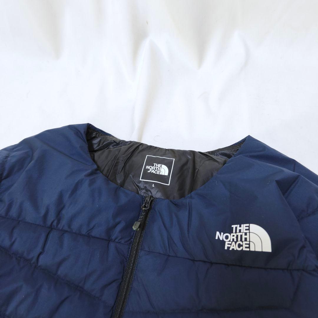 新品タグ付✨ザノースフェイス サンダーラウンドネックジャケット 紺 L