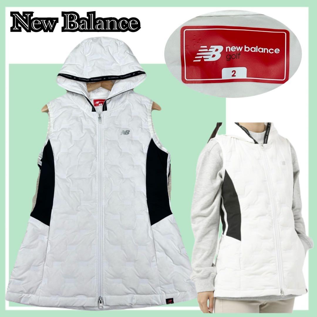 ✨美品✨ニューバランスゴルフ ゴルフ5限定 チュニック丈 中綿ダウンベスト 2