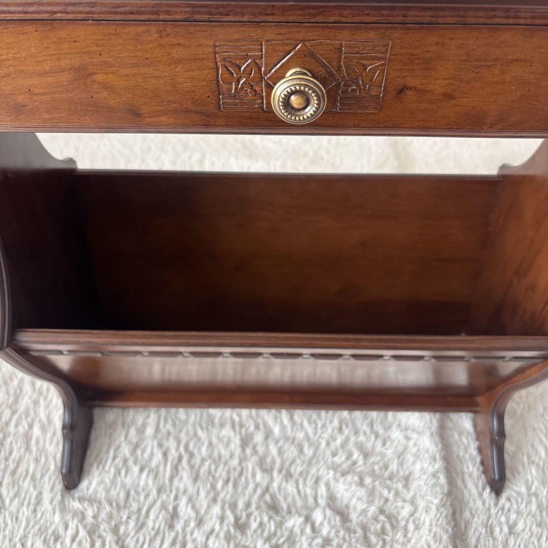 限定品】カリモクDirettore ディレトーレ 電話台 花台 引き出し 日本製