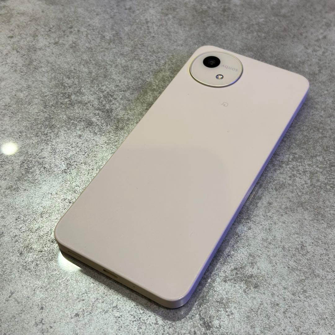 ✨ほぼ未使用AQUOS wish 4 クリームベージュ　シャンパン　本体　カバー