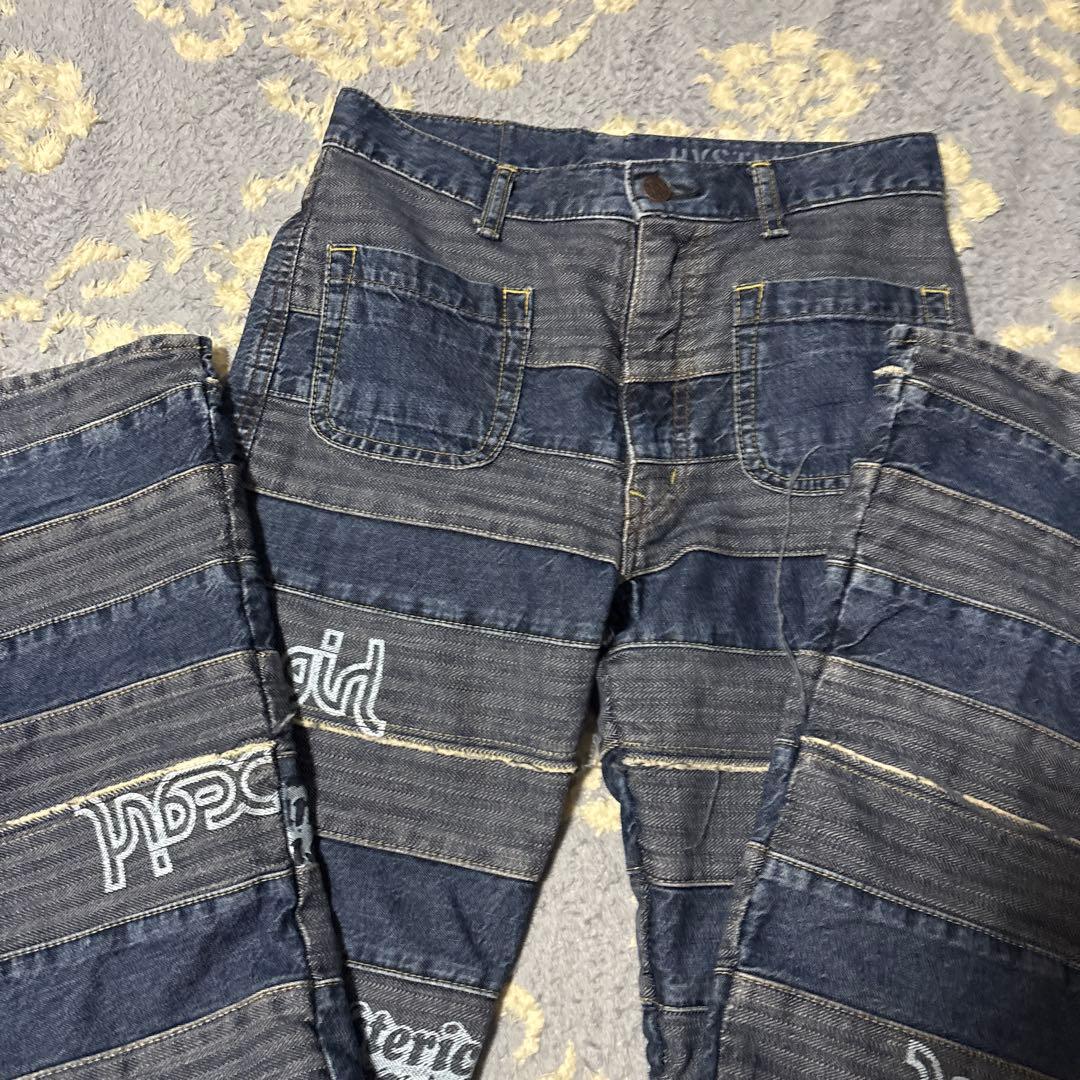 ヒステリックグラマー ★エックスガールコラボ ウミヘビ♡ブーツカット25インチ