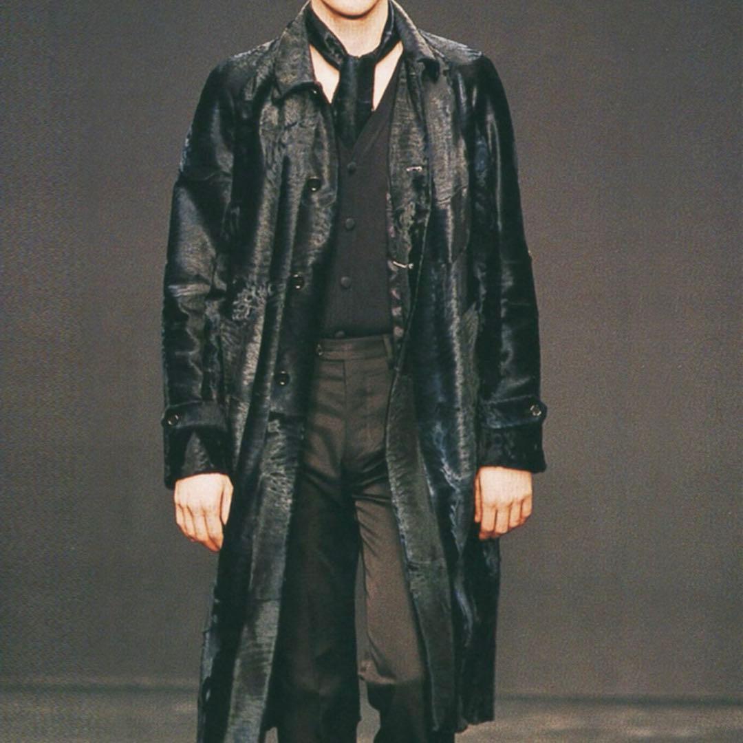 90s PRADA ナイロンコート ロングコート 99aw