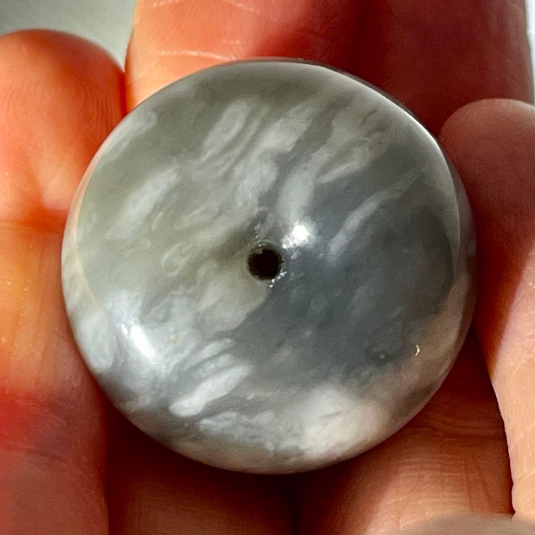 高品質 和田玉 帯状青花 彫刻 軟玉 ネフライト 平安扣 ペンダント 財運 魔除