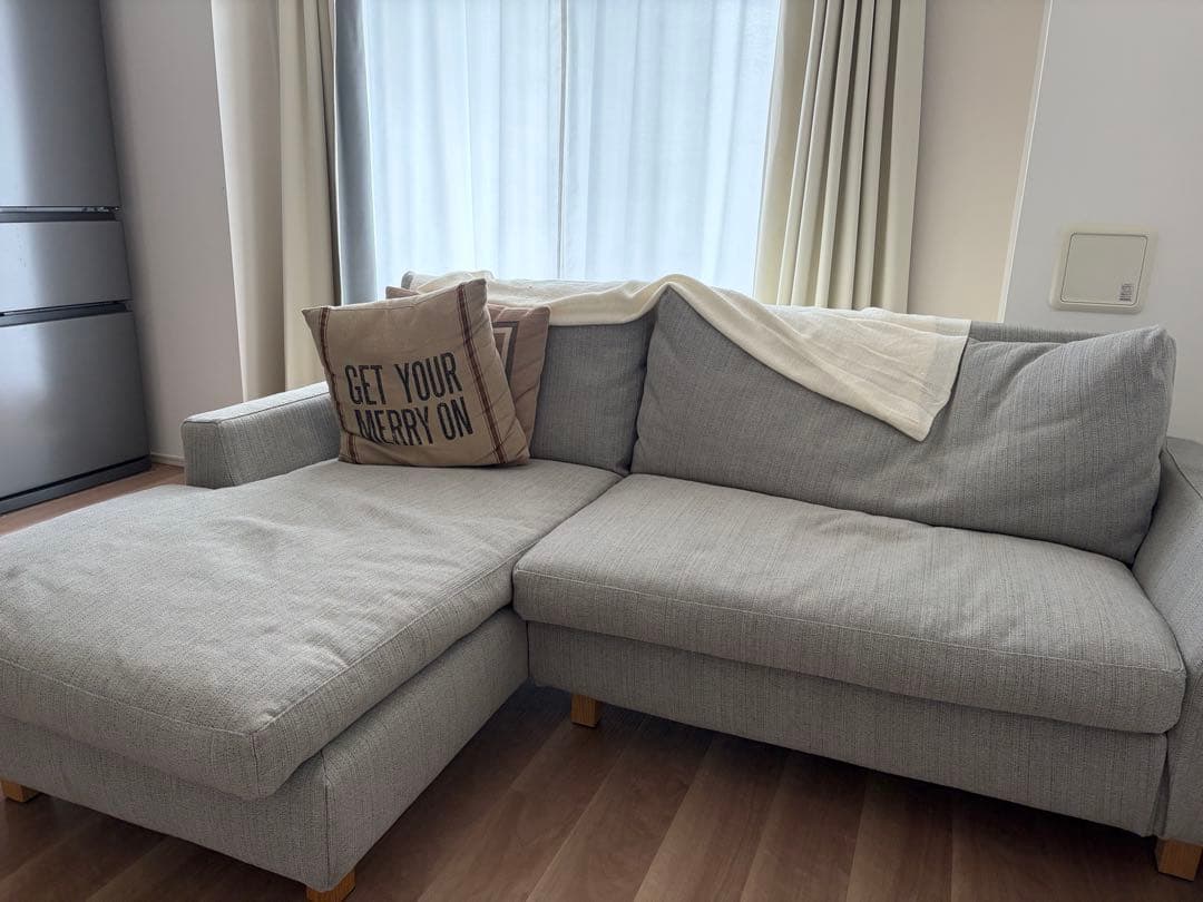 ACTUS LAULU カウチソファ　グレー