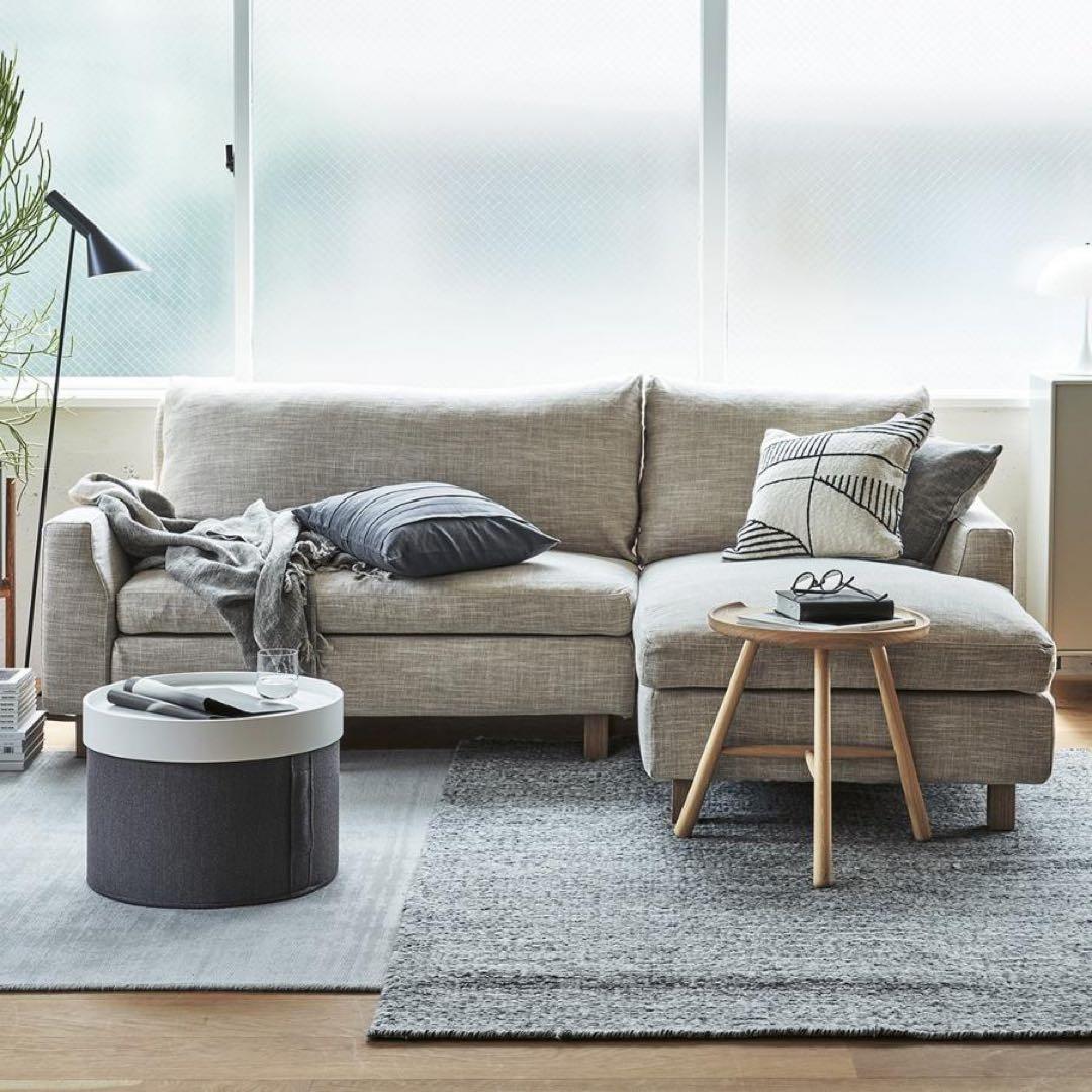 ACTUS LAULU カウチソファ　グレー