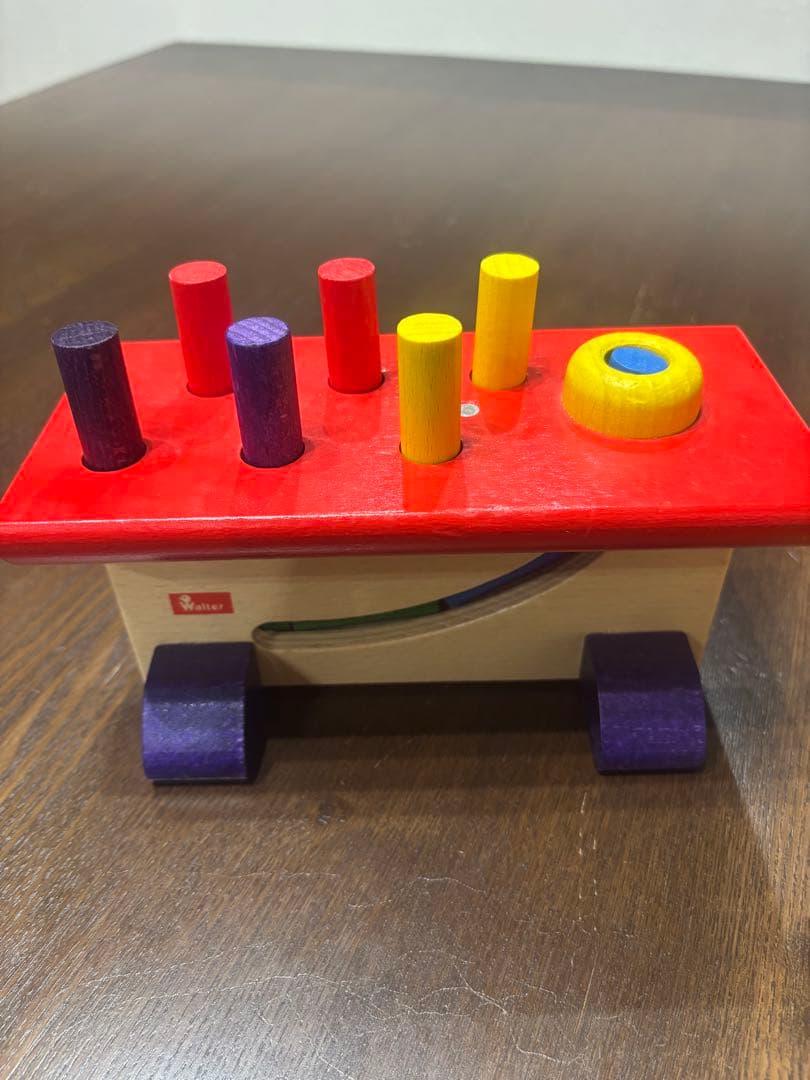 大工さん ウォルター社 ニック社木製 知育玩具 ハンマートイ ペグ10本