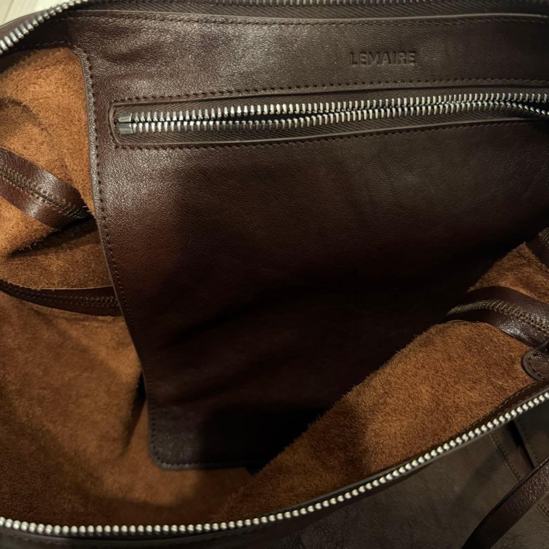 LEMAIRE BELTED HOBO BAG 　ダークブラウン