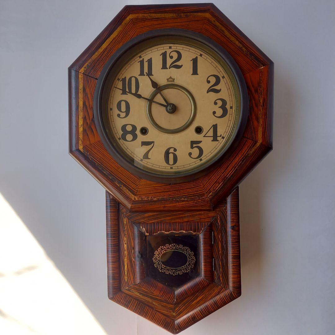 SEIKOSHA　柱時計　ボンボン時計　アンティーク時計　骨董品　八角時計
