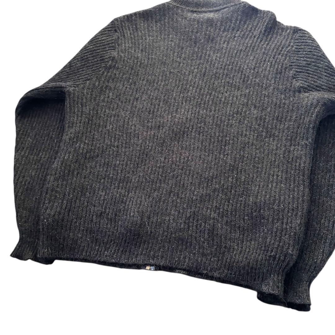 80s USA製　エルエルビーン　ドライバーズニット　アルパカ混ヴィンテージ美品