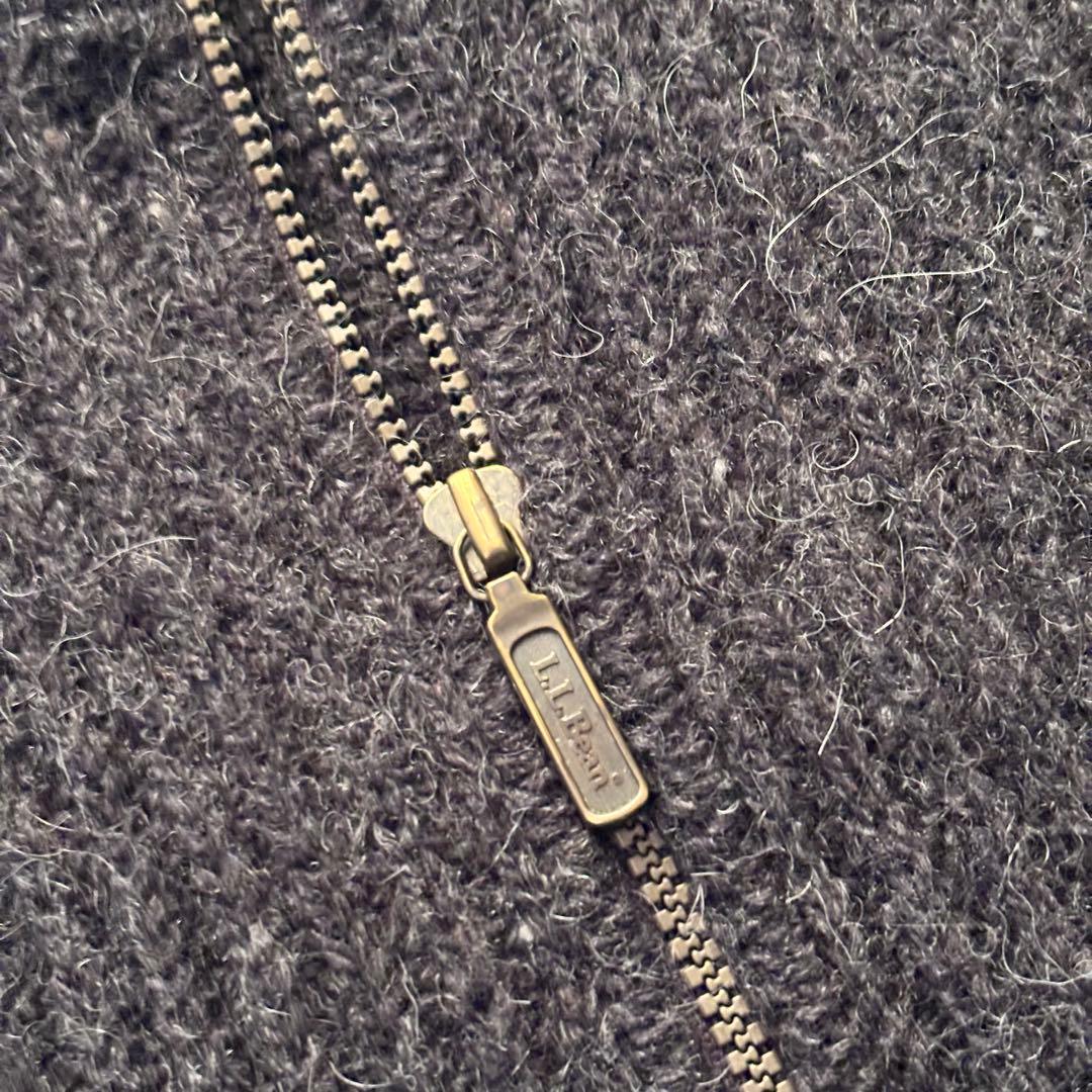 80s USA製　エルエルビーン　ドライバーズニット　アルパカ混ヴィンテージ美品