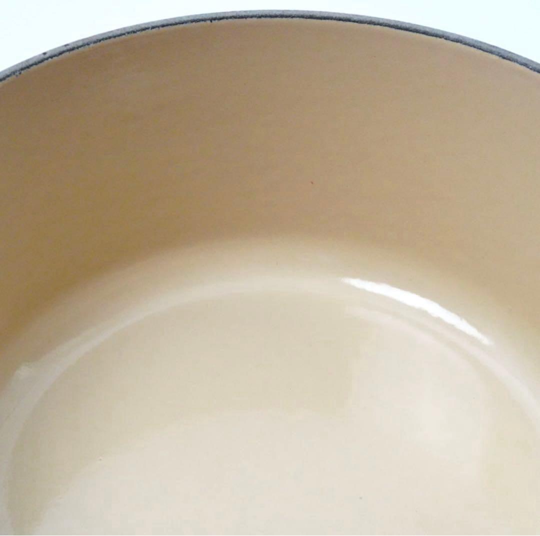 【美品】LE CREUSET　ココット ロンド チェリーレッド　18cm