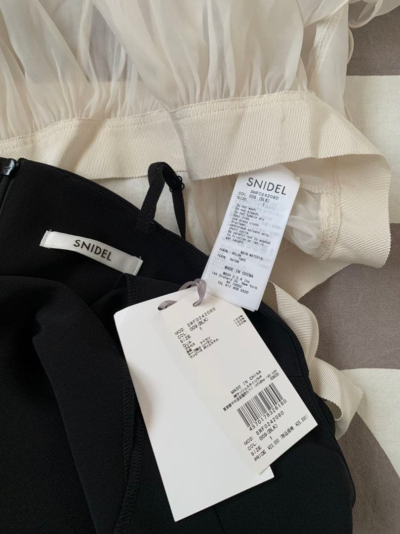 スナイデル ボレロセットドレス 黒 シースルーオケージョンパーティー結婚式