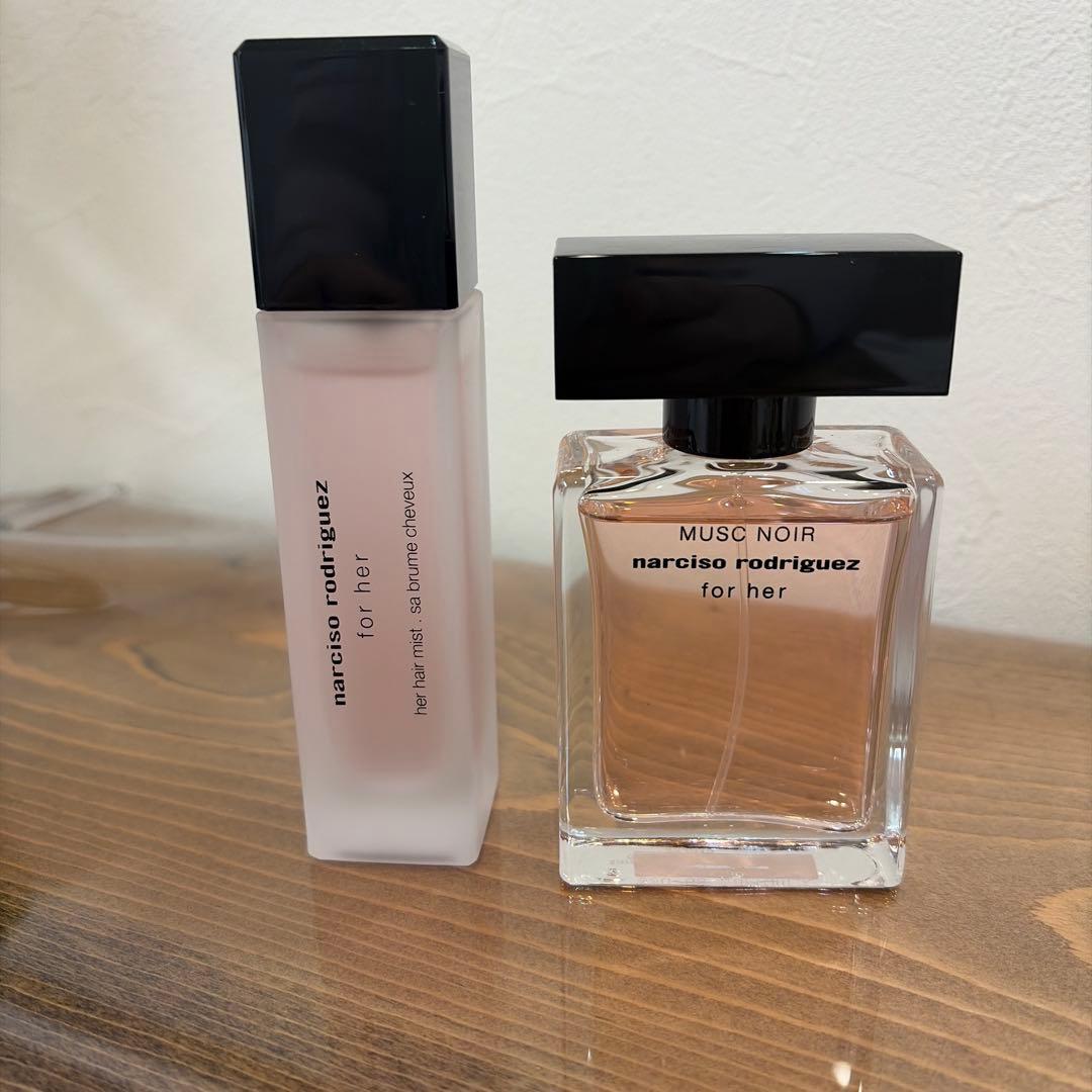 ナルシソロドリゲスフォーハームスクノアールオードパルファムヘアミストセット