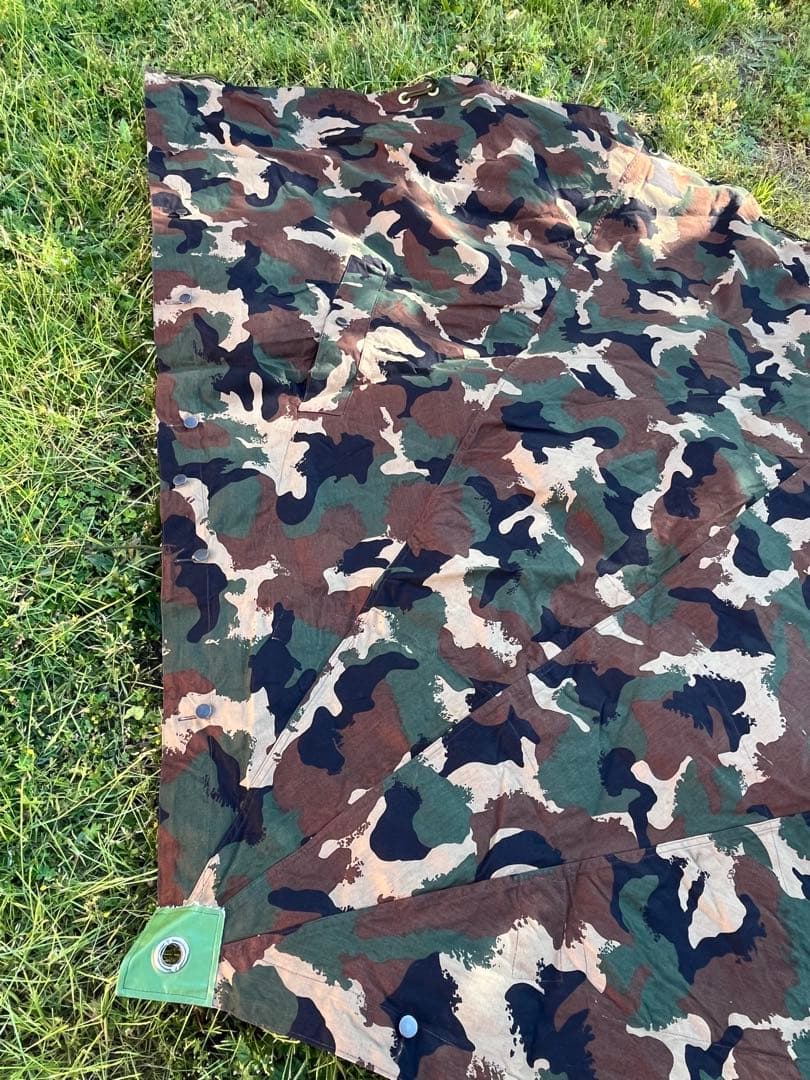 [B] ハンガリー軍幕　M90カモ 軍幕　ポンチョテント　1枚