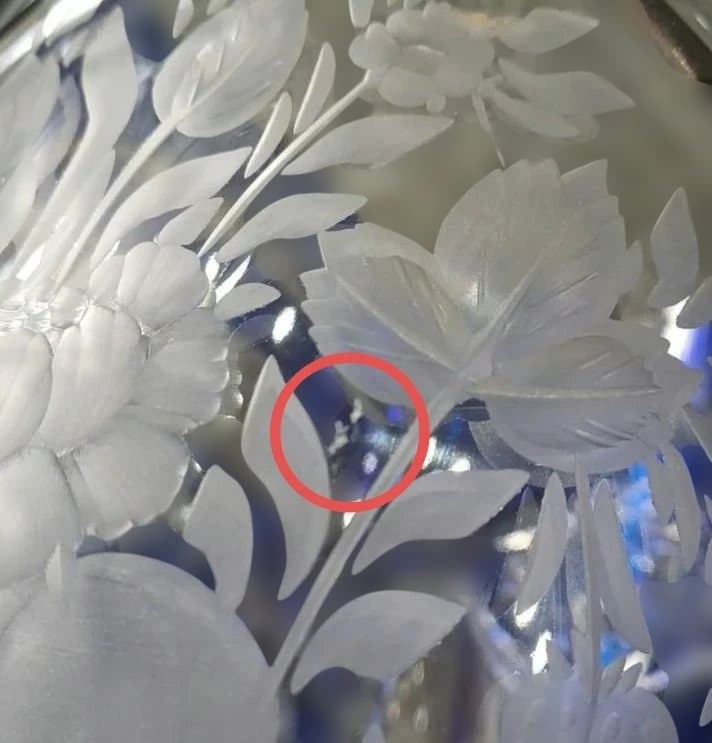 ELBE Crystal エルベ クリスタル 花瓶 高さ 約25㎝