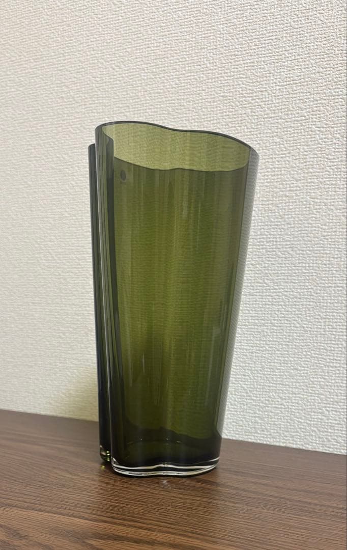 新品 イッタラ アアルト ベース 220mm モスグリーン