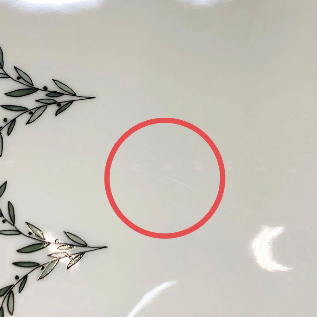 リチャードジノリ　スクエアプレート　オリーヴァ　ミナペルホネンコラボ