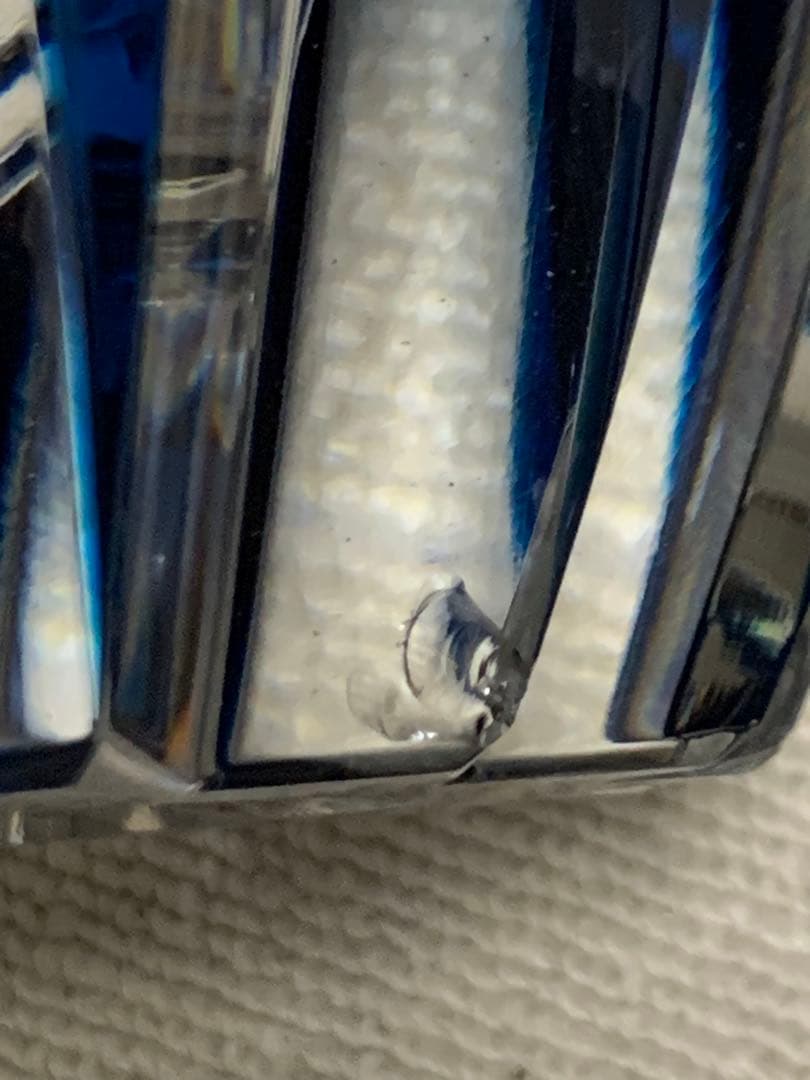 サンルイスSAINT LOUIS FRANCEクリスタル花瓶　レトロ　10Kg