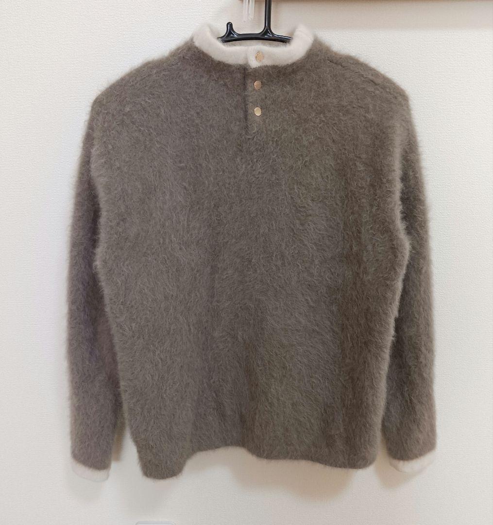 Cleric Collar Knit フォックスカシミヤ