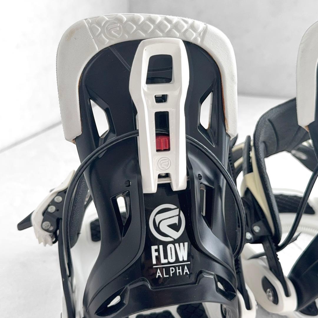 FLOW フロー スノーボード ビンディング ALPHA LG ホワイト