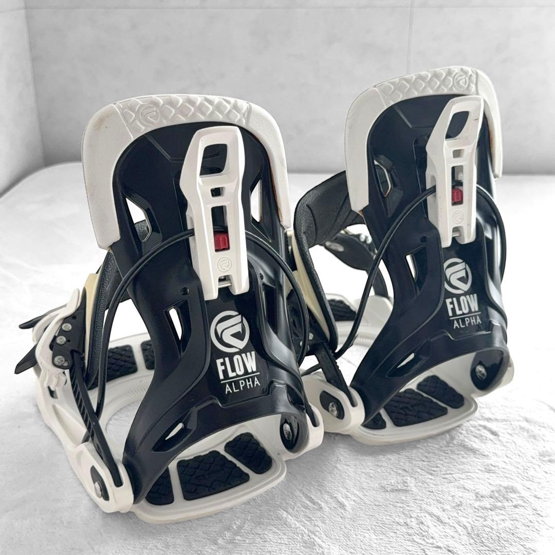 FLOW フロー スノーボード ビンディング ALPHA LG ホワイト