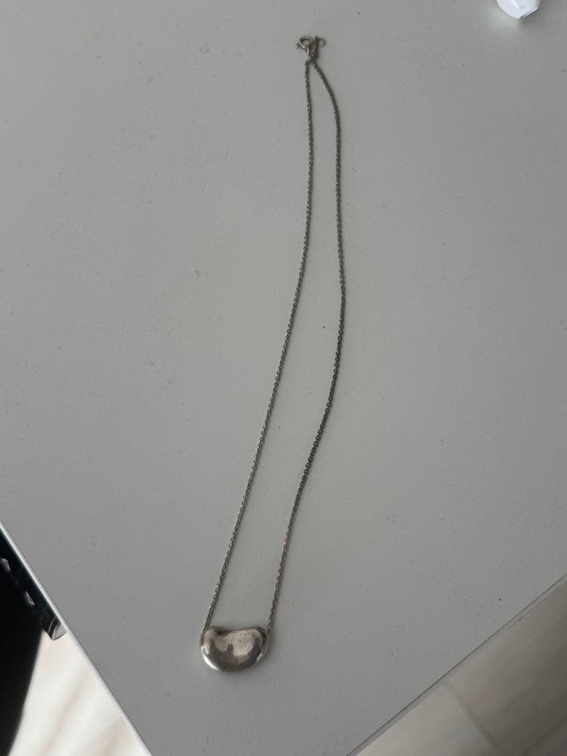 ティファニー　SV925 ラージビーンズ　ネックレス　約46cm