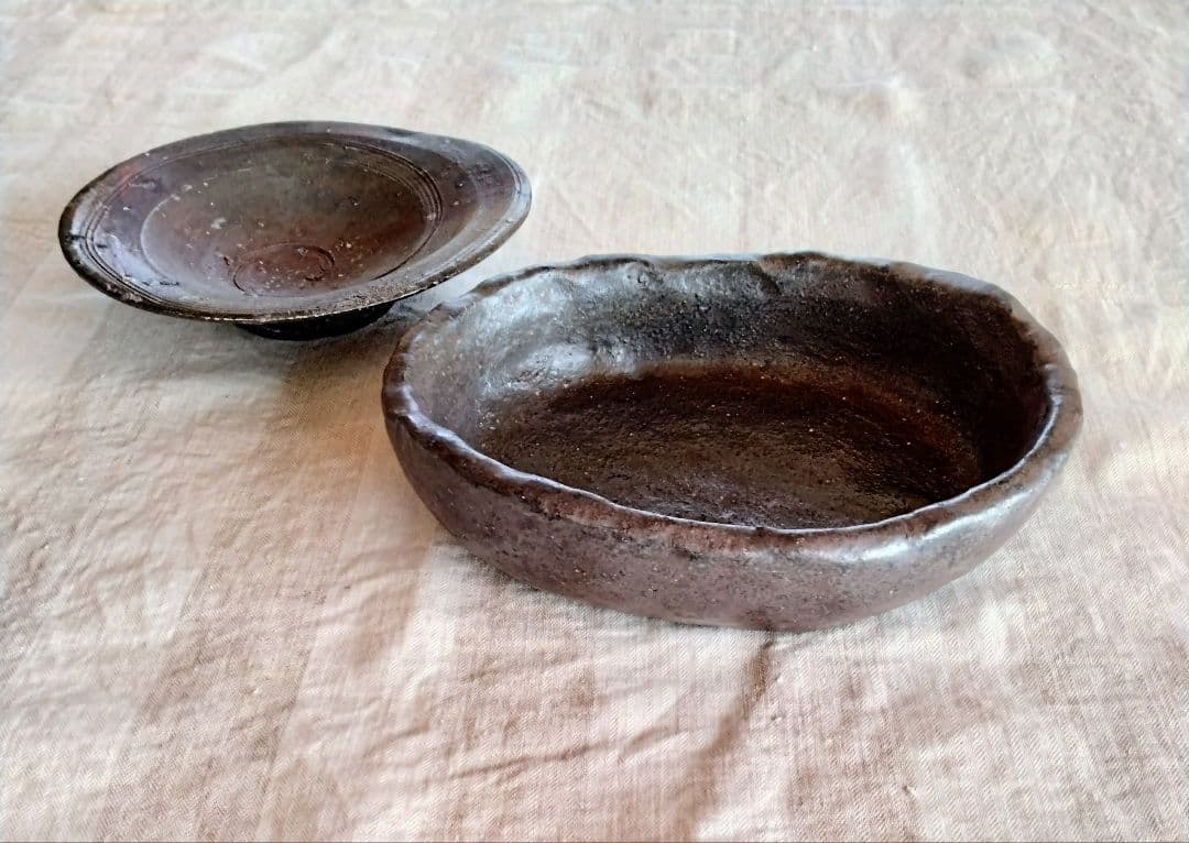 こばやしゆふ／器 2点セット／皿&鉢