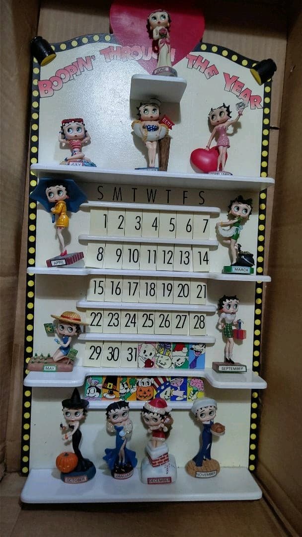 【激激レア☆稀少】　ダンバリーミント Betty boopフィギュアカレンダー