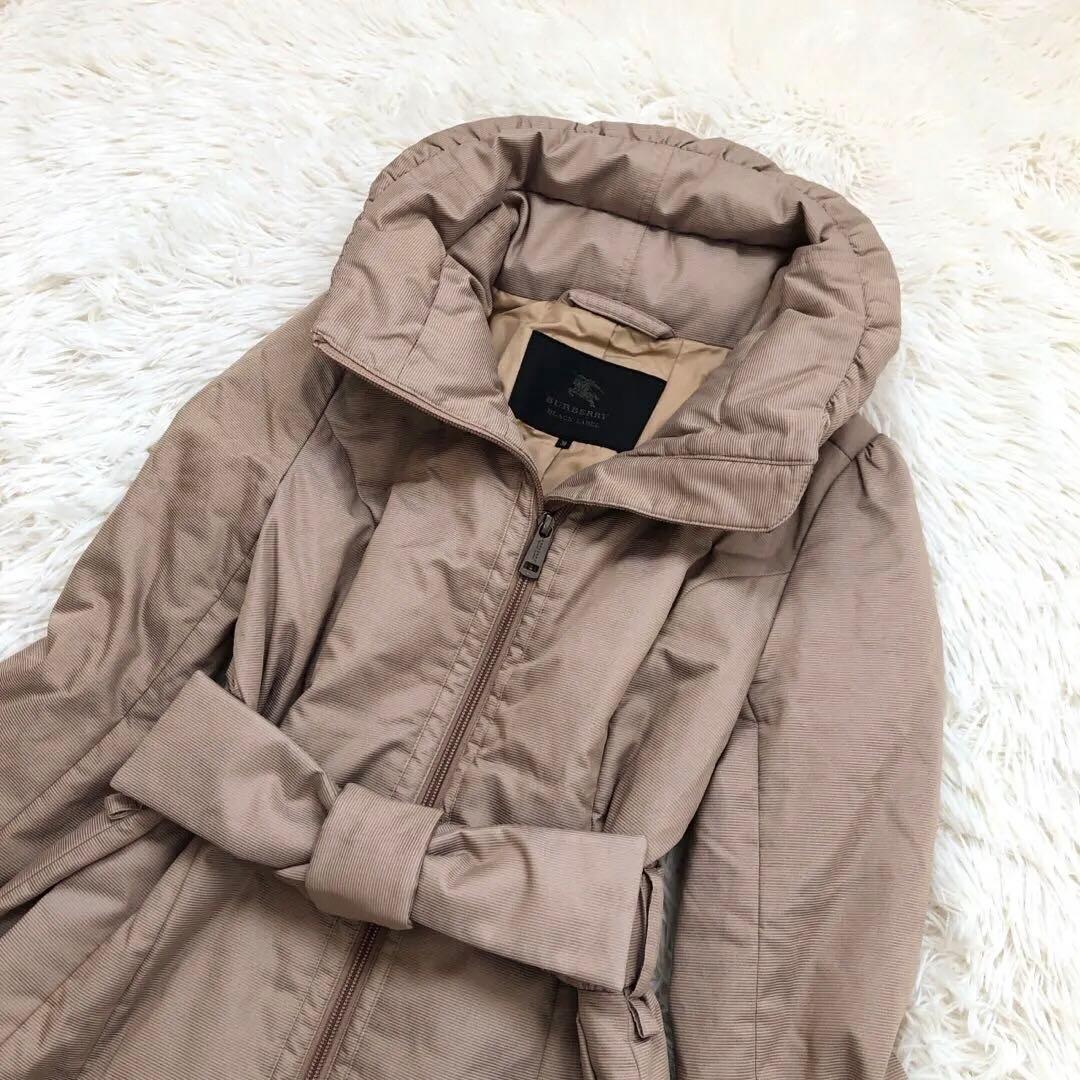 希少✨リボンベルト バーバリーブラックレーベル ダウンコート 2way ロング