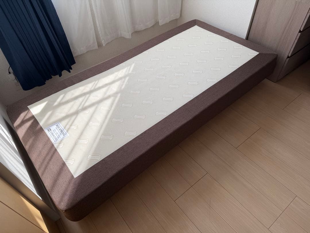 Simmons Box Spring シングル ブラウン
