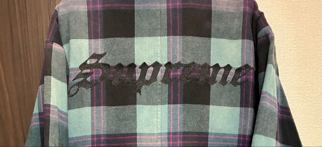 SupremeシュプリームQuilted Flannel Shirtキルティング