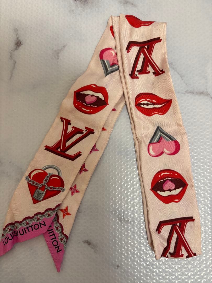 ルイヴィトン 2020SS モノグラム スカーフバンドー BB バレンタイン
