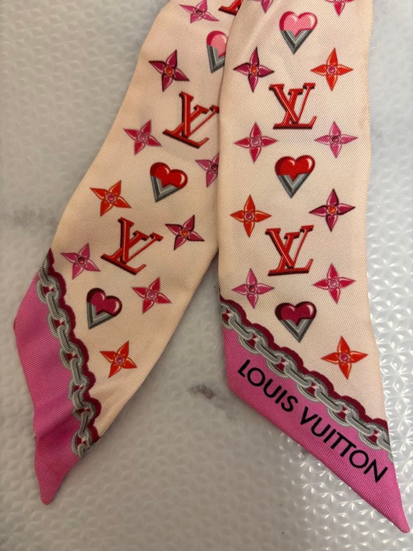 ルイヴィトン 2020SS モノグラム スカーフバンドー BB バレンタイン