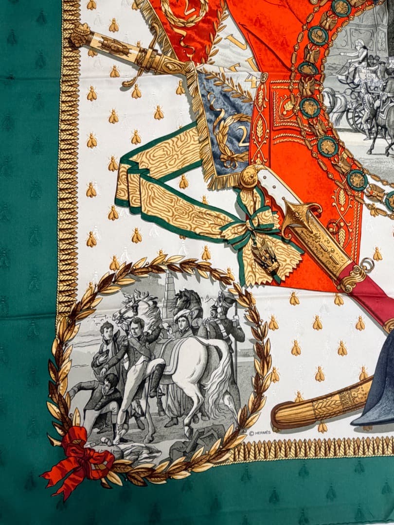 HERMES エルメス　カレ90 NAPOLEON ナポレオン